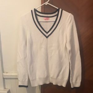 White Tennis Sweater